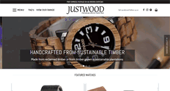 Desktop Screenshot of justwood.com.au