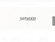 Tablet Screenshot of justwood.com.au