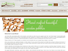 Tablet Screenshot of justwood.com